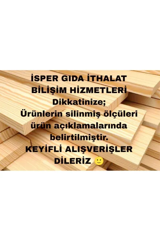 TREE MAN İSMET PERİM 5x5x300c1a 5X5X300 Cm 1 Adet Silinmis Çam Ahşap Çita Kereste Taslak Tahta Çit