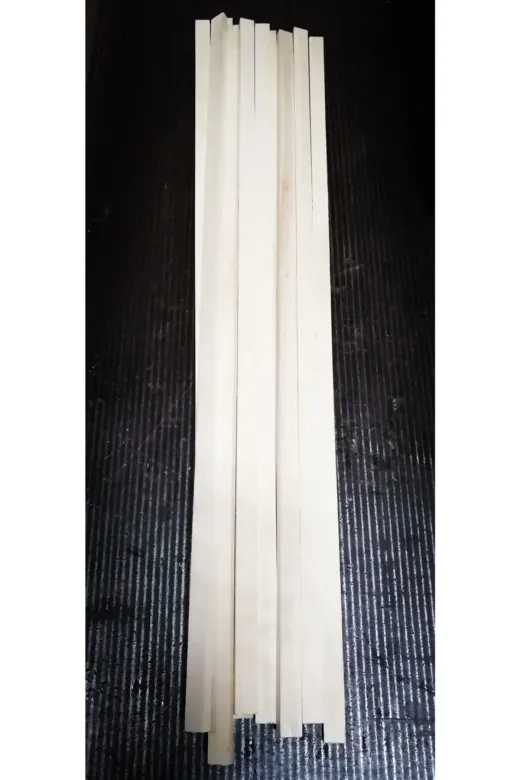 TREE MAN İSMET PERİM kavak006 Beyaz Ahşap Çıta 20Mmx20Mmx100Cm 10 Adet