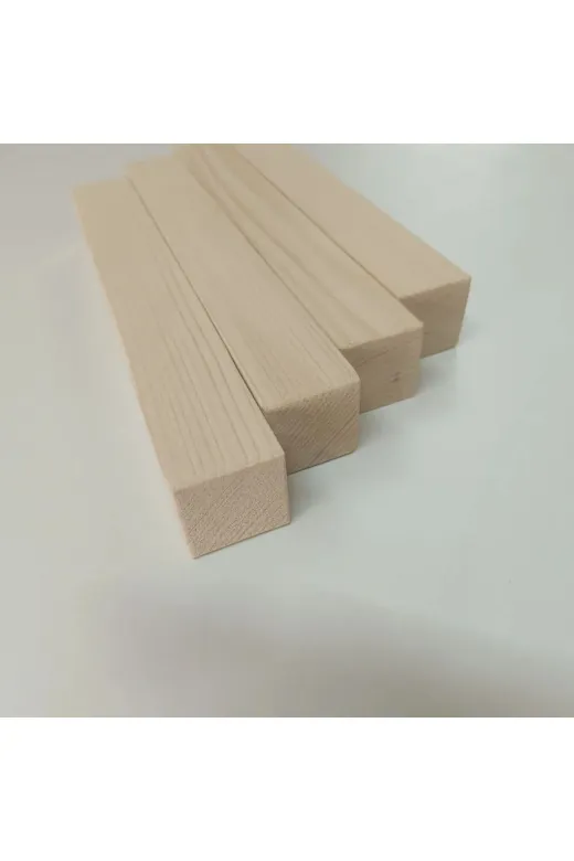 TREE MAN İSMET PERİM snkpncre Sineklik Çıtası Ahşap 1.7 Cm Kare (2 Adet 95 Cm  , 2 Adet 80 Cm )