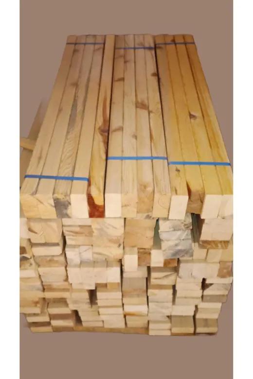 TREE MAN İSMET PERİM TAS0409100KER 4X9X100 Cm Silinmiş Ahşap Kereste- 4 Adet