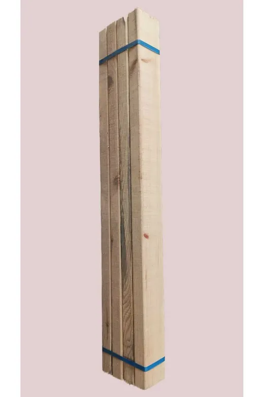 TREE MAN İSMET PERİM TAS0409100KER 4X9X100 Cm Silinmiş Ahşap Kereste- 4 Adet