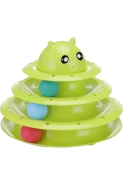 TREND 25000 3 Katlı Kedi Oyuncağı Turntable Cat Toy