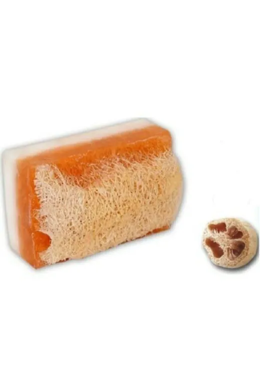 TrendMilano SC496663257 %100 El Yapımı Doğal Kabak Lifli Ballı Eşek Sütü Sabunu 120 Gr.x 1 Adet