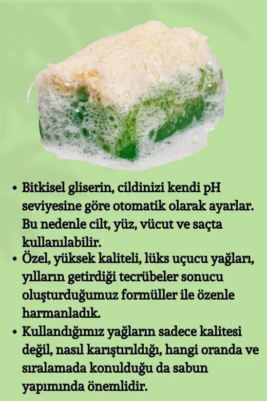 TrendMilano SC6698574 Aloevera Ve Kabak Lifli Sabun - %100 Vegan + El Yapımı + Doğal Nem Veren Sabun - 130 Gr