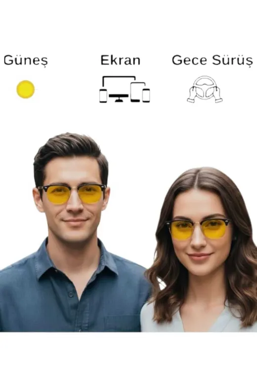 TrendMilano TM3016G Gece Görüş Gözlüğü Sürüş Ve Sis Gözlüğü