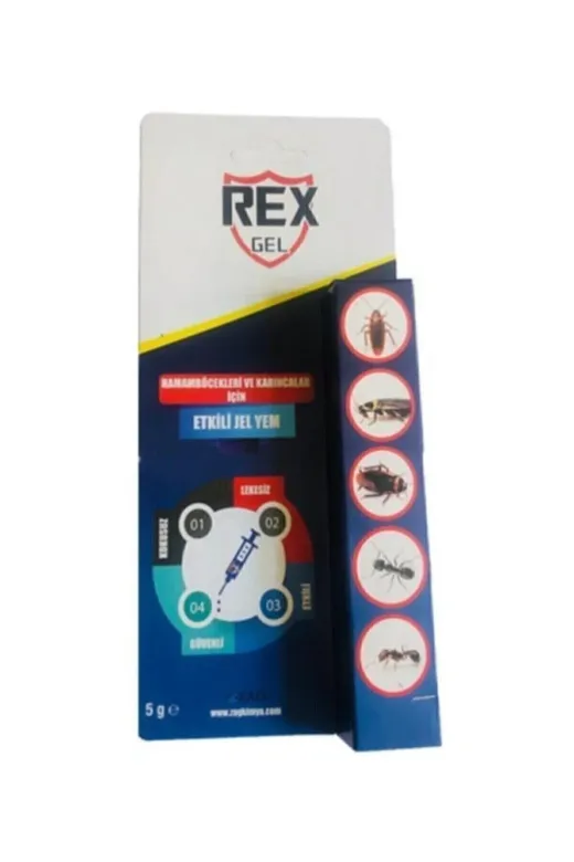 Trendyapimarket TRM000120 Rex Gel Etkili Jel Yem Hamamböceği Ve Karıncalar Için 5 Gr