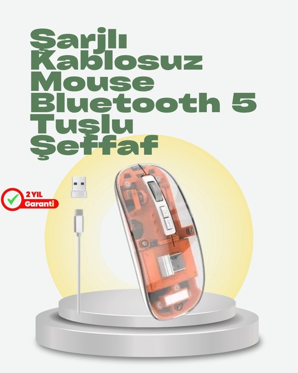TRİTHLTXUCZPG9010MOUSEEEEEEE-5-BLNCCC Geniş Uyumluluklu Kablosuz Fare Windows, Mac, Linux Destekli Diğer Çok Renkli