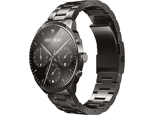 Ttec 1245233 2Sw08S Tempus Pro S 36Mm Amoled Ekranlı Yuvarlak Metal Kasa 2Sw08 Akıllı Saat Siyah