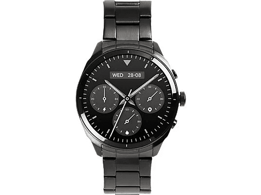 Ttec 1245233 2Sw08S Tempus Pro S 36Mm Amoled Ekranlı Yuvarlak Metal Kasa 2Sw08 Akıllı Saat Siyah