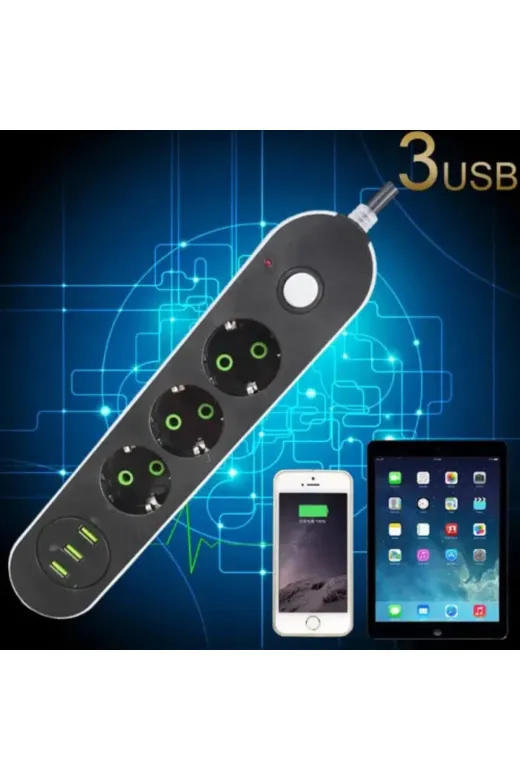 TTT TYC937723N171018695513703 Usb Yuvalı Üçlü Priz