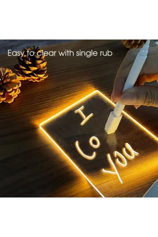 TTT TYCX4WVAEN173460657365362 Led Çizim Tableti Gece Lambası