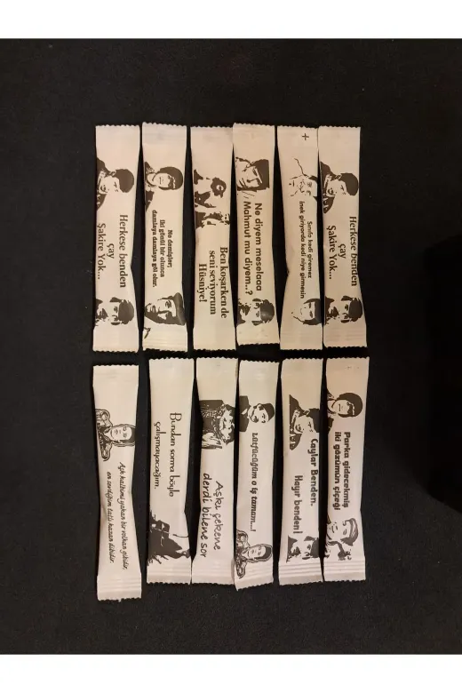 Tuğra 54712965732648 Unutulmaz Yeşilçam Replikli Stick Şeker 3Gr X 1000 Adet