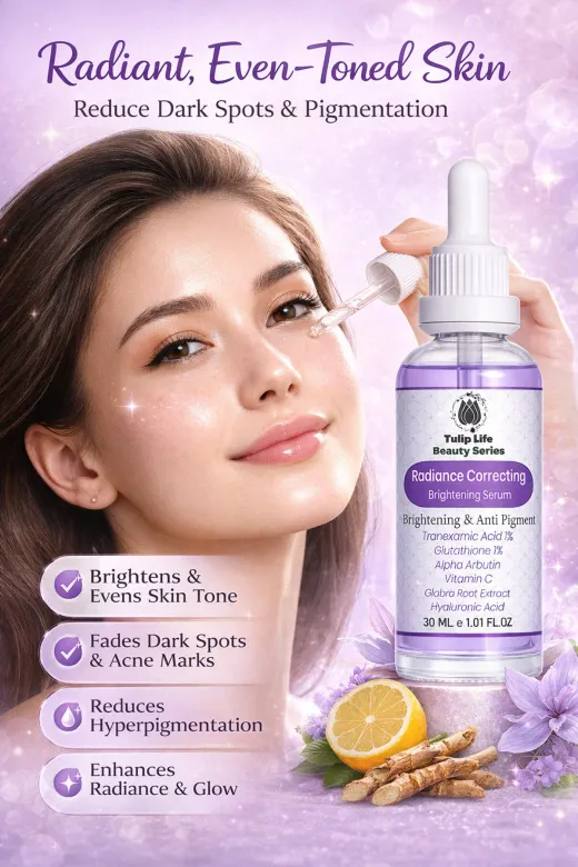 tulip life radiance183 Brightening Anti Pigment Tone Correcting Serum Glutathione & Tranexamic Acid 30 Ml