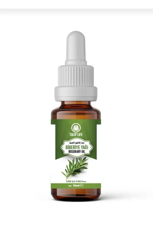 tulip life tp12 Biberiye Uçucu Yağı %100 Saf Ve Doğal ( Rosemary Essential Oil ) Cam Damlalıklı 10 Ml