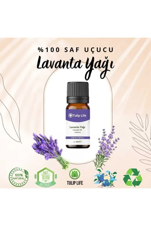 tulip life TYC2AAIEWN169334853380886 Lavanta Uçucu Yağı %100 Saf Seyreltilmemiş ( Lavender Essential Oil ) 10 Ml