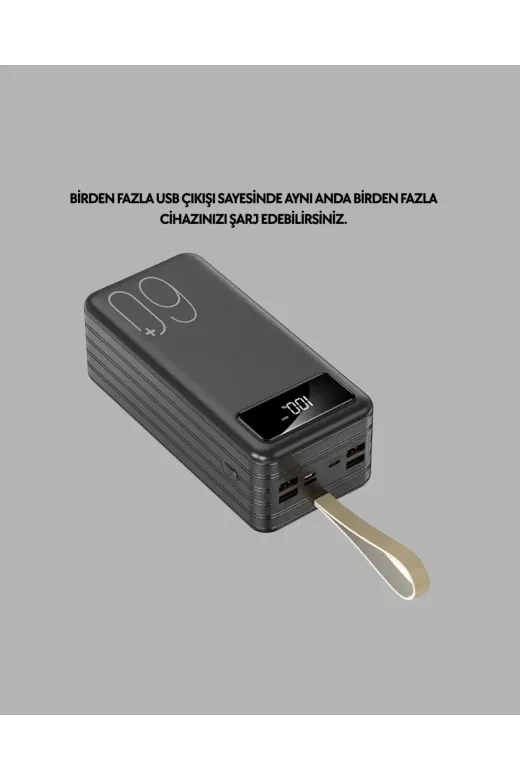 Tüm Cihazlara Uyumlu Çoklu Çıkışlı Powerbank Yeni Nesil