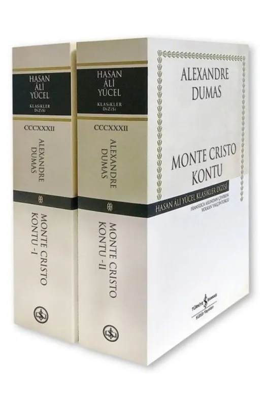 TÜRKİYE İŞ BANKASI KÜLTÜR YAYINLARI 12227432 Monte Cristo Kontu- Alexandre Dumas 2 Kitap Takım