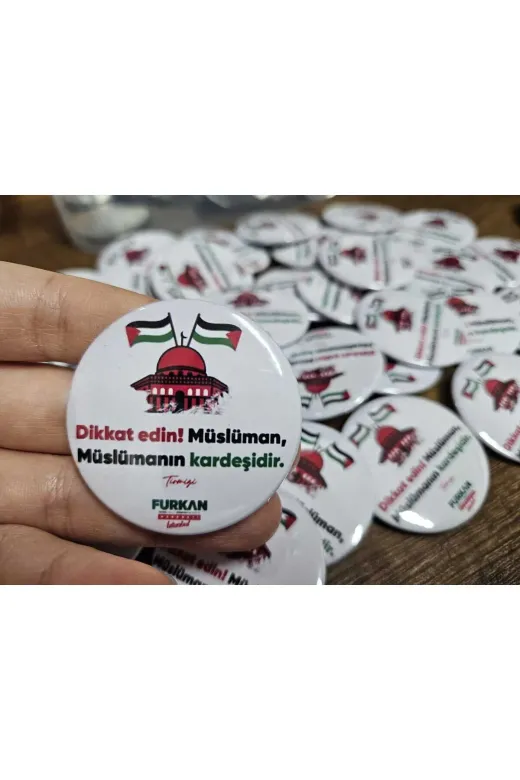 Tu&Se Candles BUTON ROZET 58MM 1000 ADET 58Mm Kişiye Özel Rozet 1000 Adet