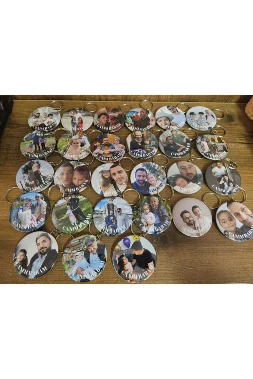 Tu&Se Candles Kişiye Özel Anahtarlık – 20 Adet Kişiye Özel 44Mm Açacaklı Anahtarlık – 20 Adet