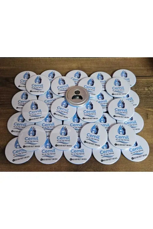Tu&Se Candles MAGNET 50 ADET 58MM Kişiye Özel 58Mm Buton Magnet Açacak – 50 Adet