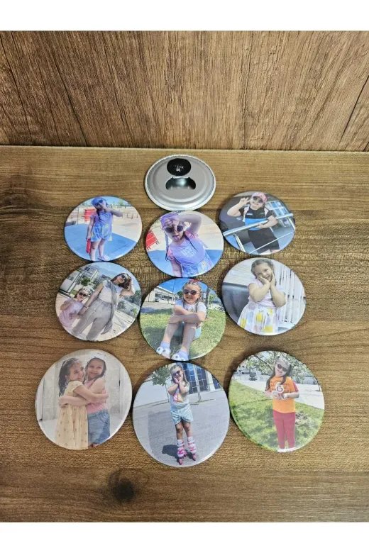 Tu&Se Candles MAGNET 50 ADET 58MM Kişiye Özel 58Mm Buton Magnet Açacak – 50 Adet