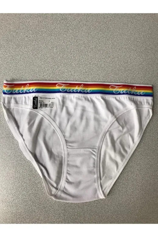 Tutku 0524 12'li Paket Bayan Kadın Desenli Bikini Külot Asorti Kilot