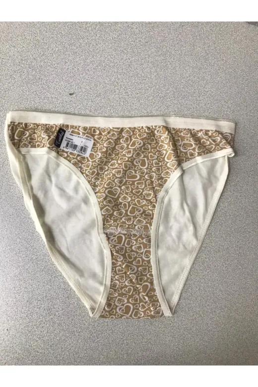 Tutku 0537 12'li Paket Bayan Kadın Desenli Bikini Külot Asorti Kilot