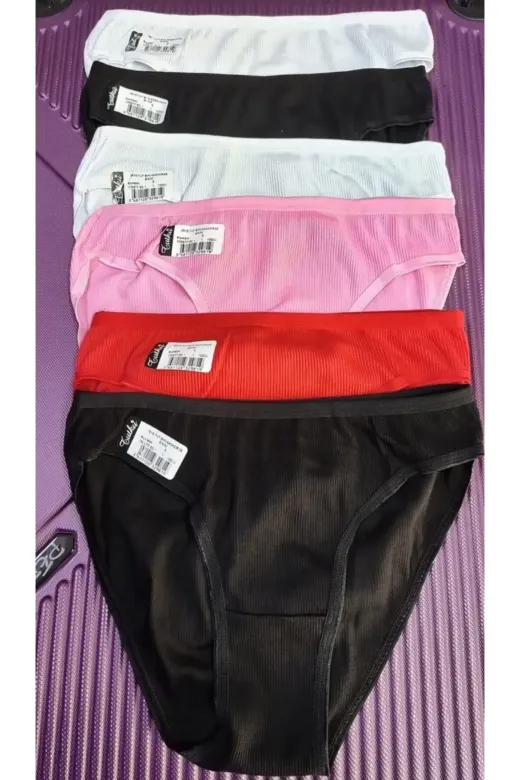 Tutku 10010510 Kadın Kaşkorse Bikini Paket 6 Adet Yeni Sezon