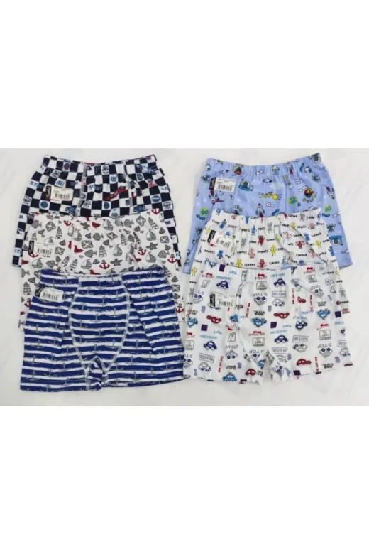 Tutku BRWEZBXRCCCK6 12 Adet Empirme Çocuk Boxer