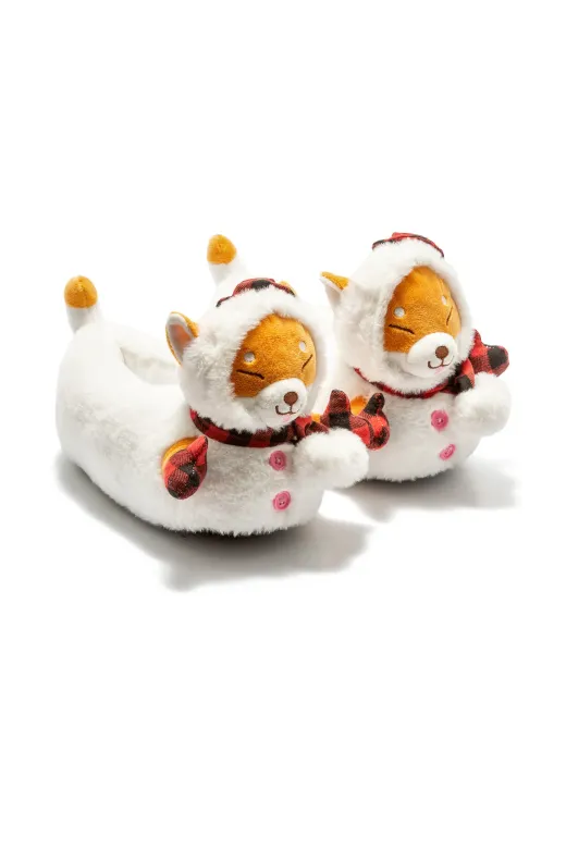 Twigy CC0630 Pompik Kadın, Garson Boy Hayvanlı Panduf Sarı 36/41