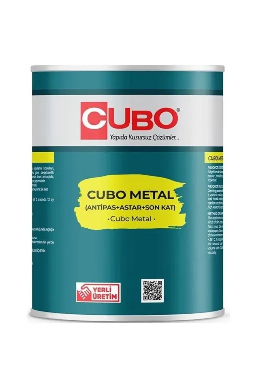 Twin Store MEYMAINMEY015555222003346 Mey İthalat® Cubo Metal Pas Boyası Siyah 2,5 Litre