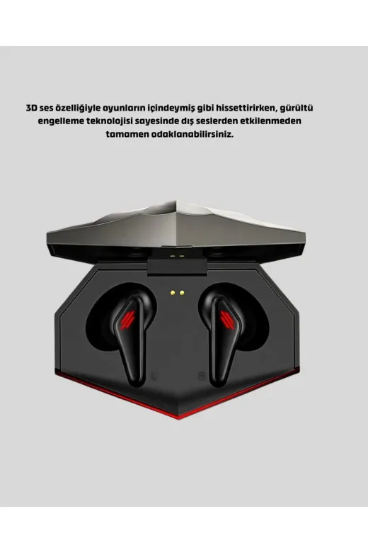 Twin Store MEYMAINMEYTDXUCZZZK98KULAKLIK-1 Mey İthalat® Düşük Gecikmeli Bluetooth Kulaklık