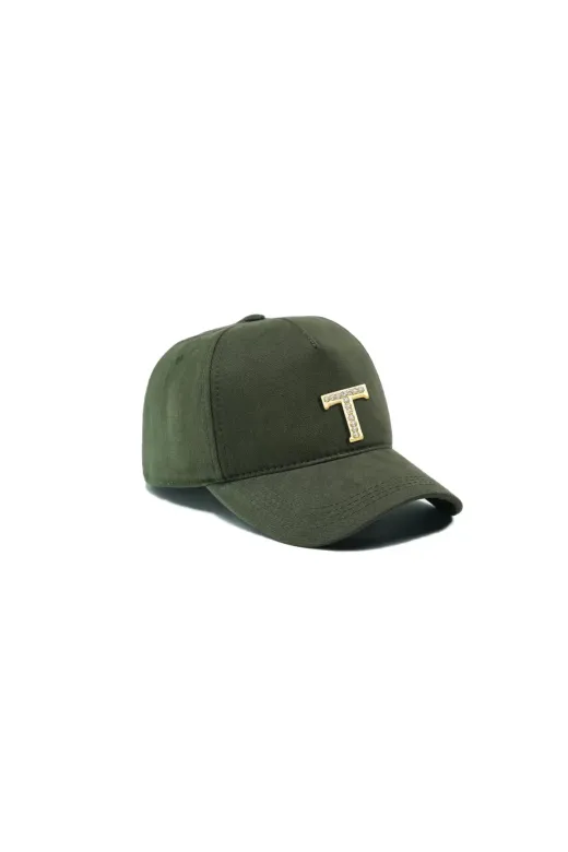 twingold AB01005.258 İsme Özel Gabardin Kep Şapka - Ab01005 - Koyu Haki