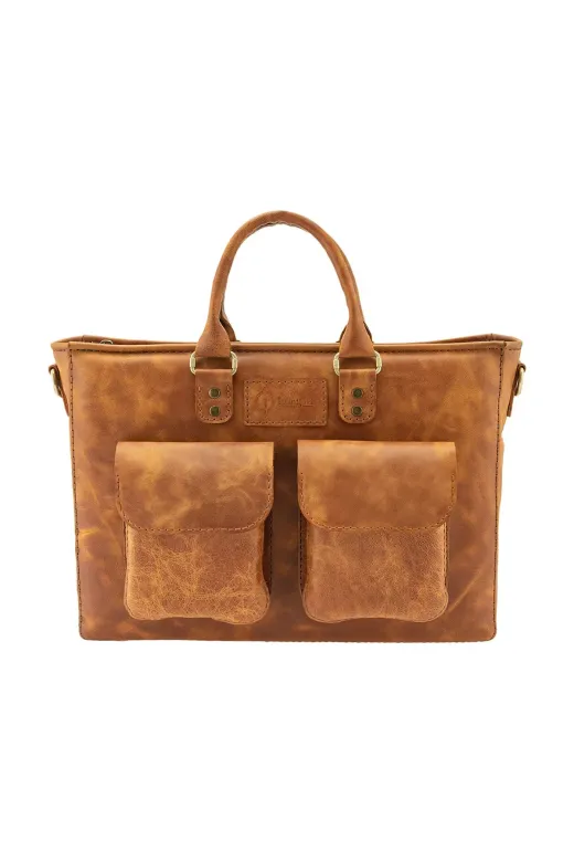 twingold TWGR105 Evrak / Laptop Çantası - Camel