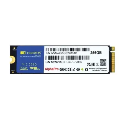 TwinMOS AlphaPro 256GB M.2 NVMe SSD (3600/3250 MB/s)