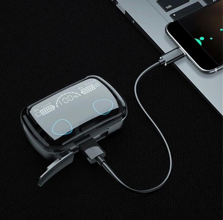 TWS M10 Newest M10 Bluetooth V5.3 Uyumlu Dijital Şarj Göstergeli Oyuncu Bluetooth Kulaklık