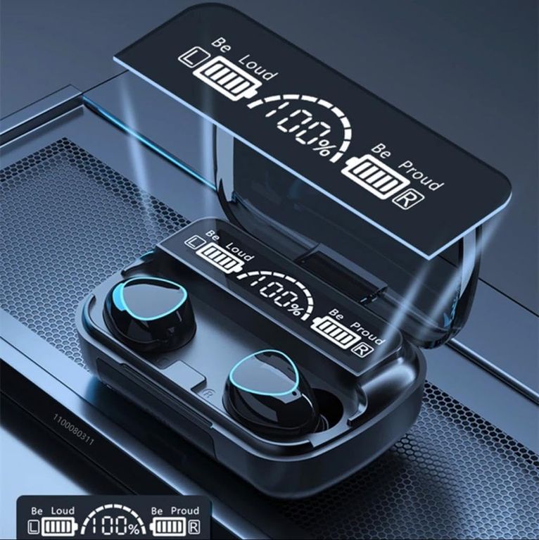 TWS M10 Newest M10 Bluetooth V5.3 Uyumlu Dijital Şarj Göstergeli Oyuncu Bluetooth Kulaklık