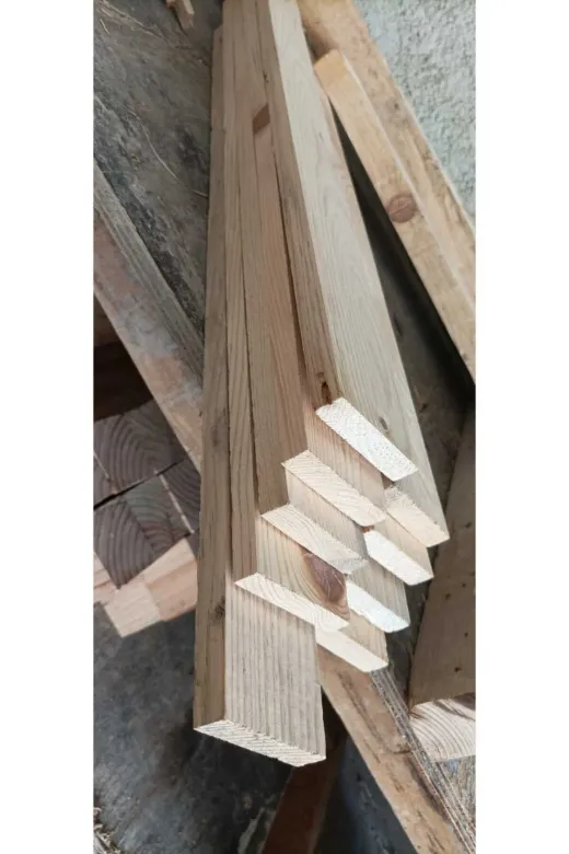 TYC26XBYDN168872452504118 (5X6 Cm X 225 Cm 10 Adet) Ladin Çıta Ahşap Taslak Tahta Blok Ve Kereste