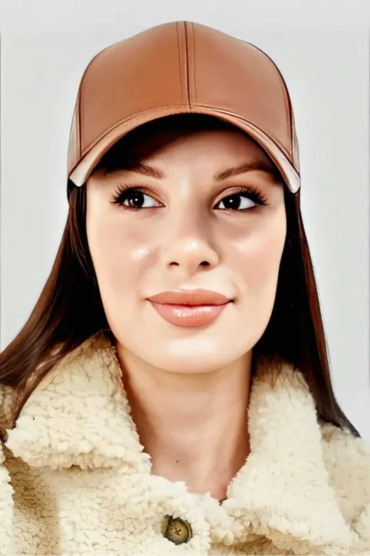 TYC667A993B1FBC009 Unisex %100 Deri Arkadan Ayarlanabilir Kep Şapka