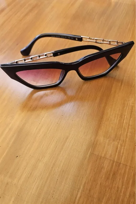 TYCE0EEDFFB5C78F7260B6908 Kadın Nikita Cat Eye Zincir Saplı Vintage Model Güneş Gözlüğü