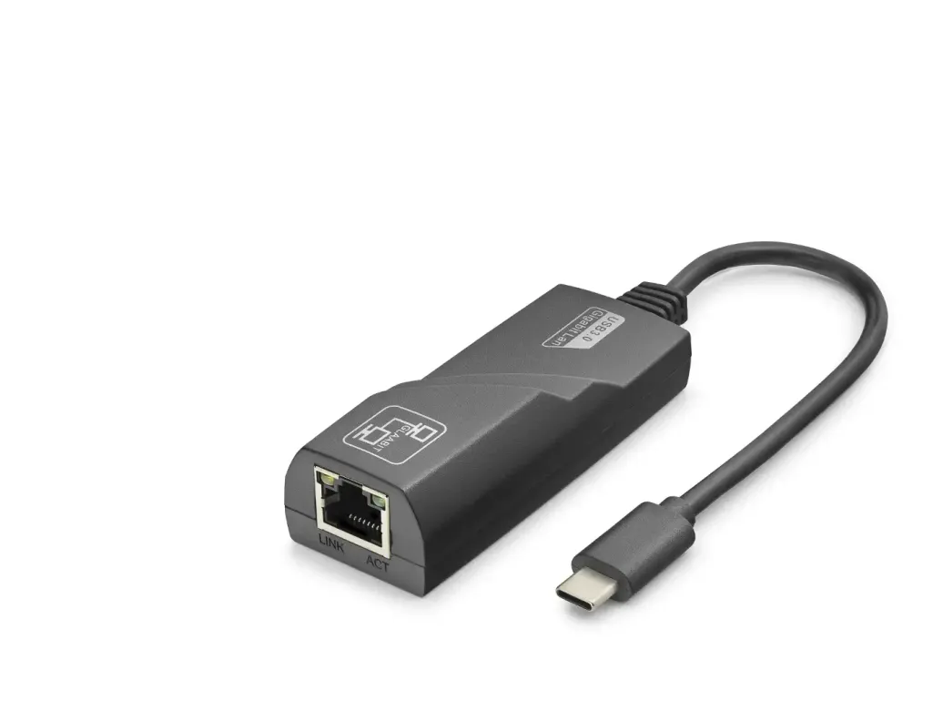 Type-C Usb 3.0 Ethernet Adaptör Gigabit - Siyah HDX7868