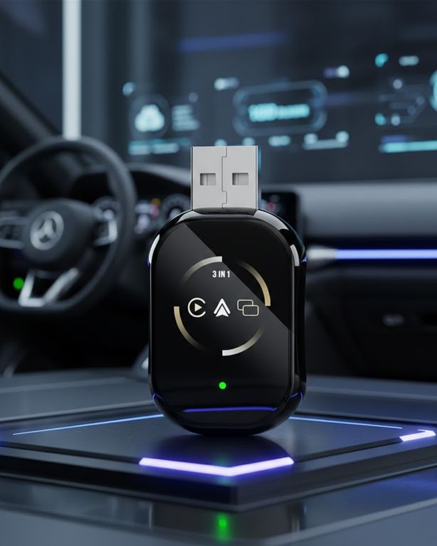 Ucuz Tekno 118939884 Kablosuz Carplay Ve Android Auto Adaptörü Tak Çalıştır Kullanım