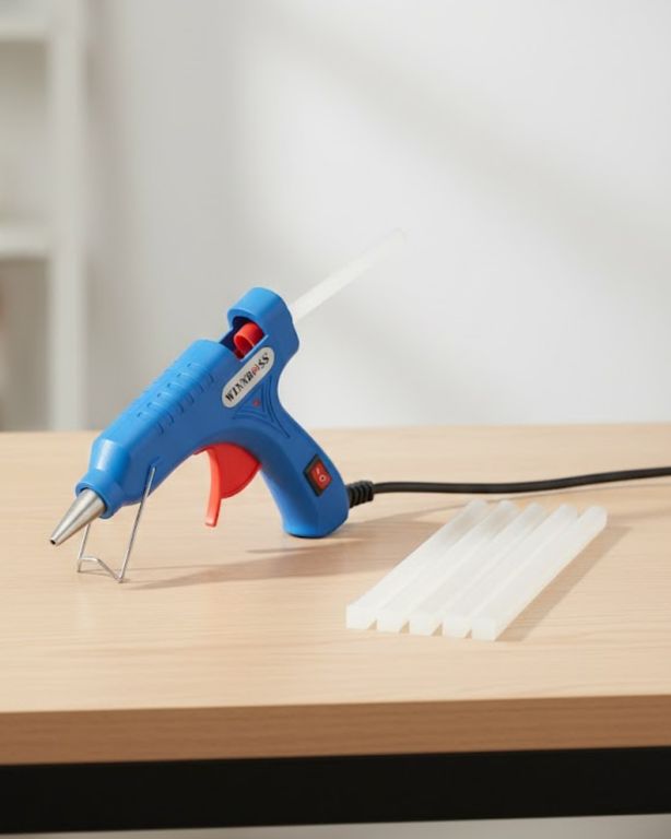 UCUZTEKNO 119081510 Pratik Kullanımlı 20W Silikon Tabancası 7.5 Mm Silikon Uyumlu 5 Adet Hediye Silikon