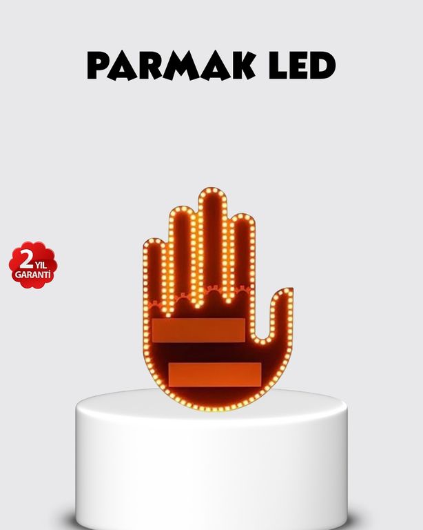 UCUZTEKNO TRİTHLTXUCZZZGESTURE-2-BLNCCC El Hareketiyle Kontrol Edilen 176 Led Amber Güvenlik Lambası Çok Renkli