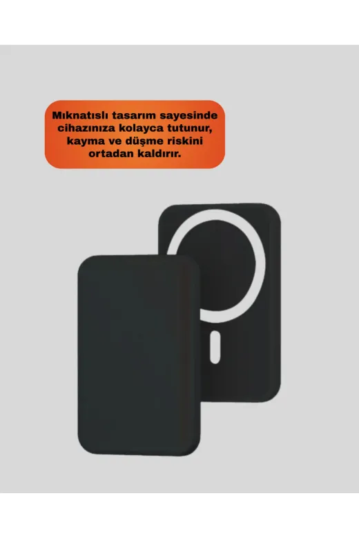 UCUZTEKNO TYC112DB6FBC35129E9BACB08 Trendlia Mıknatıslı Magsafe Uyumlu Araç Tutucu Kablosuz Şarj Destekli