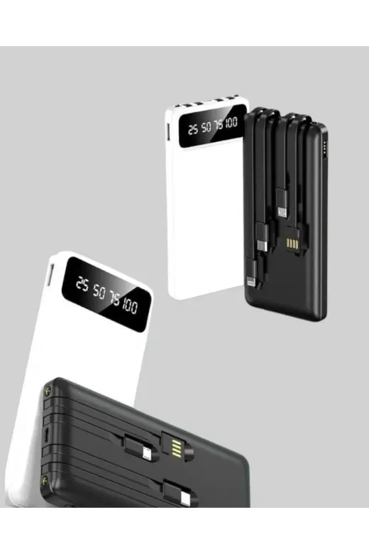 UCUZTEKNO TYC1932B0B159757453404B04 Trendlia Hızlı Şarj Destekli 20.000Mah Powerbank Usb Type-C Lightning Lcd