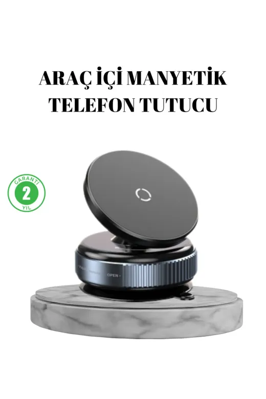 UCUZTEKNO TYC2127F36B41AAF0F6B0C107 Trendlia Vakumlu Vantuzlu Mıknatıslı Telefon Tutucu 360 Derece Döner