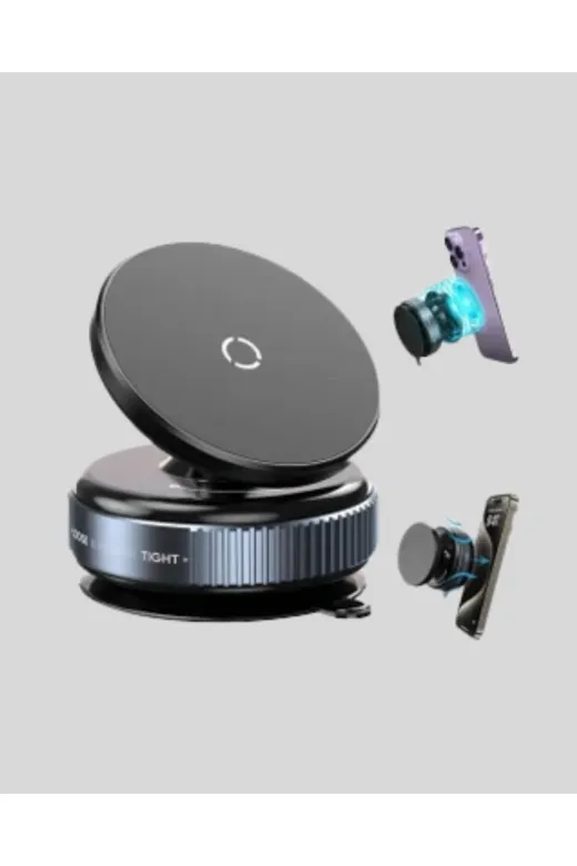 UCUZTEKNO TYC2127F36B41AAF0F6B0C107 Trendlia Vakumlu Vantuzlu Mıknatıslı Telefon Tutucu 360 Derece Döner
