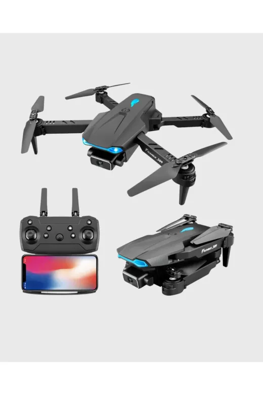 UCUZTEKNO TYC2553126322988DACC48200 Trendlia 4K Katlanabilir Drone Uzaktan Kontrollü Wi-Fi Görüntü Aktarımlı