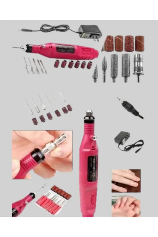 UCUZTEKNO TYC4FF968722EEB626CCD5407 Elektrikli Manikür Pedikür Törpü Seti 6 Başlıklı